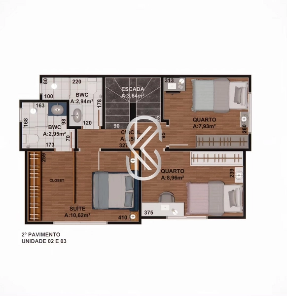 Condominio de Sobrados - Residencial Vicenza - Bairro Alto: 5ª foto da galeria de imagens do imóvel