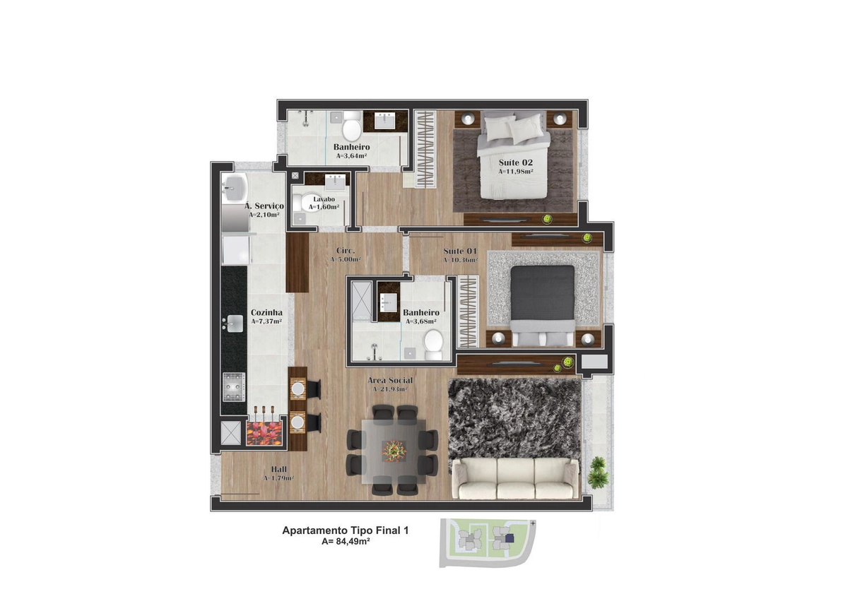 20ª foto do condomínio