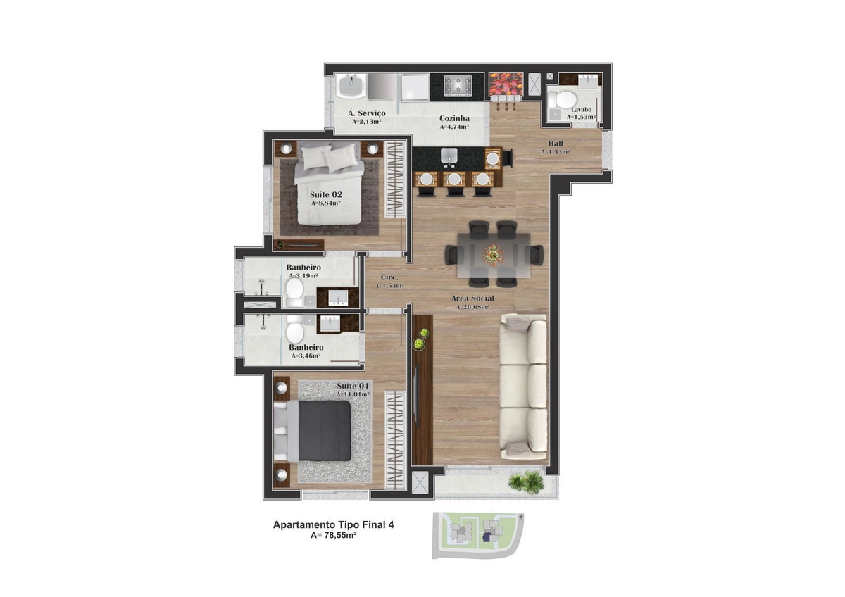 23ª foto do condomínio