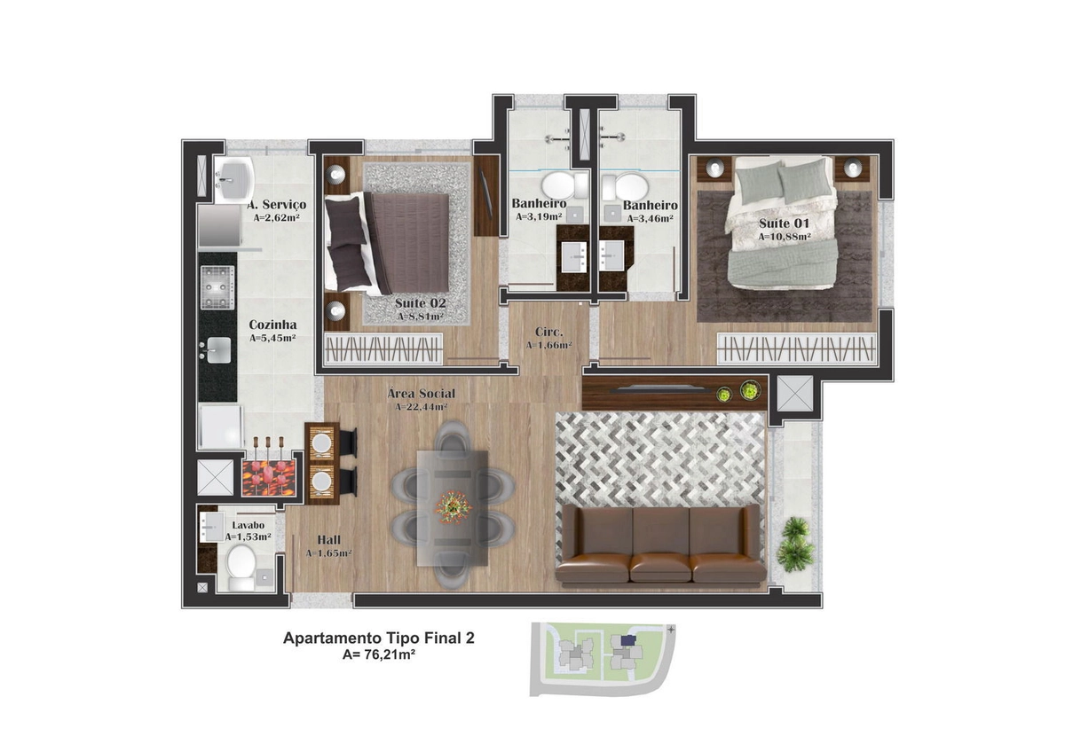 21ª foto do condomínio