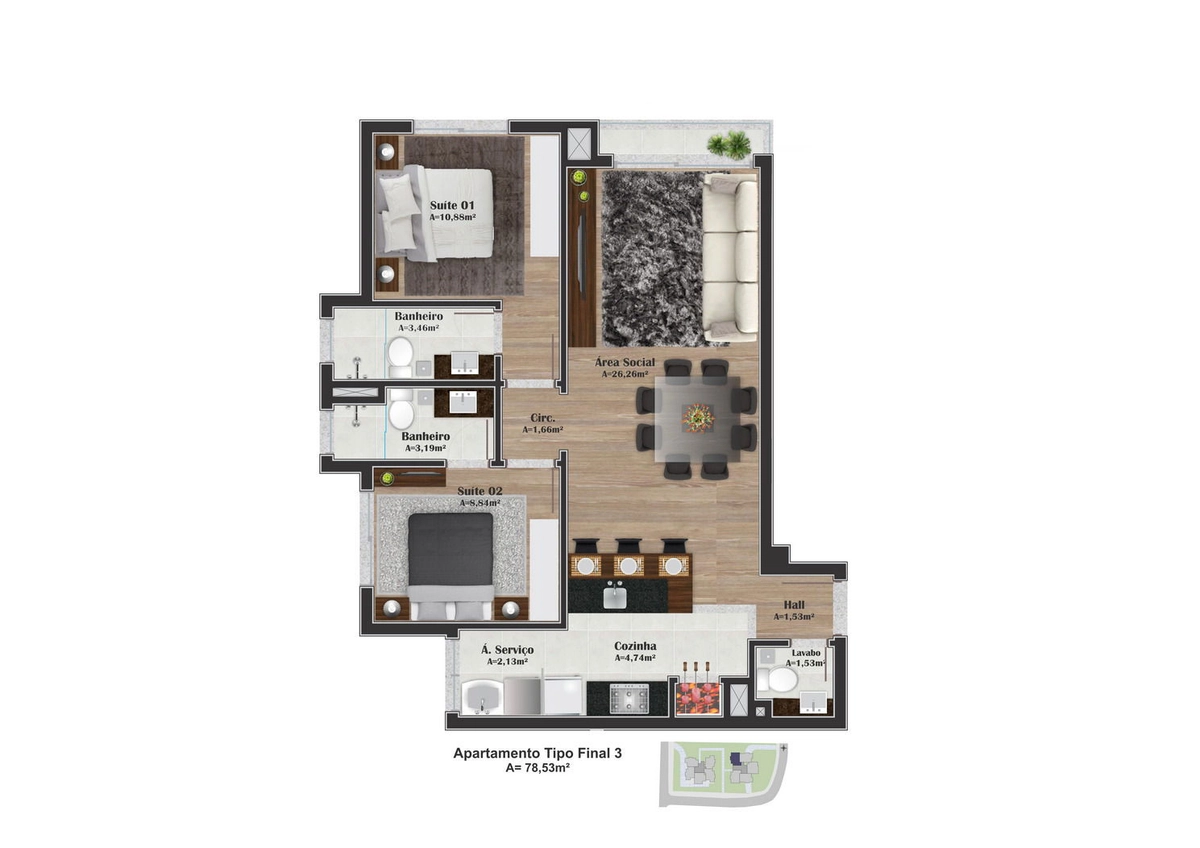 22ª foto do condomínio