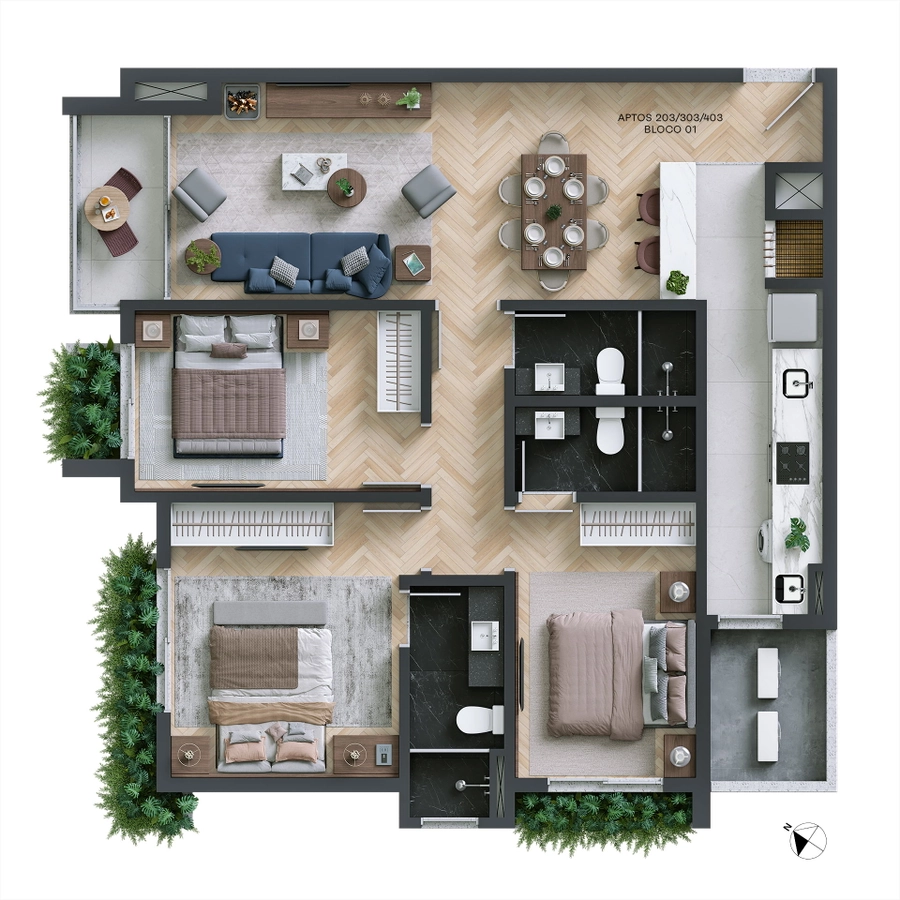 18ª foto do condomínio