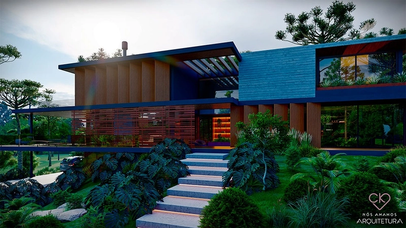 Casa em Condomínio com 676m², 4 dormitórios no Bairro Aspem Mountain: 3ª foto da galeria de imagens do imóvel