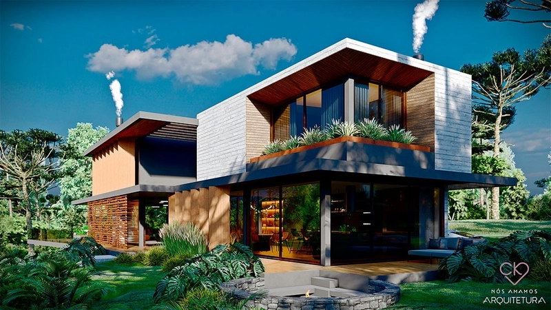 Casa em Condomínio com 676m², 4 dormitórios no Bairro Aspem Mountain: 6ª foto da galeria de imagens do imóvel