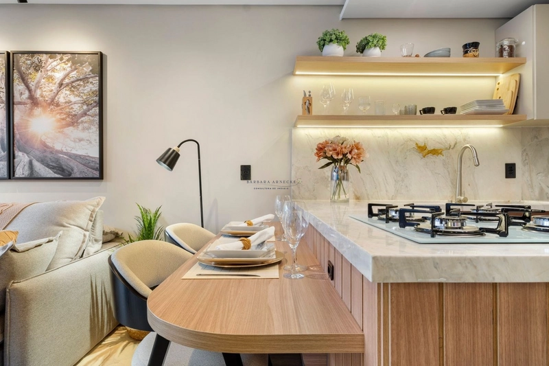 Apartamento 1 suíte mobiliado e decorado no centro de Canela.: 5ª foto da galeria de imagens do imóvel