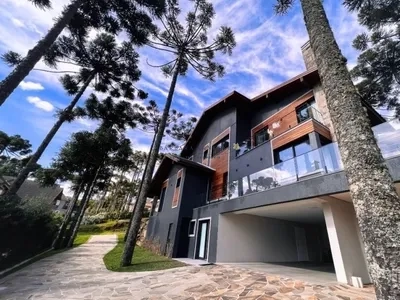 Casa 520m² com 4 suítes em condomínio de alto padrão em Gramado: 4ª foto da galeria de imagens do imóvel