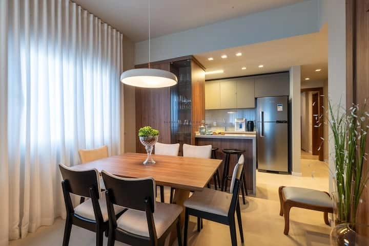 Apartamento com 74m², 2 suítes no bairro Floresta em Gramado: 3ª foto da galeria de imagens do imóvel
