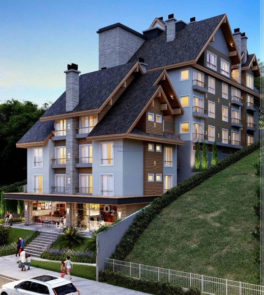 Apartamento 2 suítes em Gramado: 1ª foto da galeria de imagens do imóvel