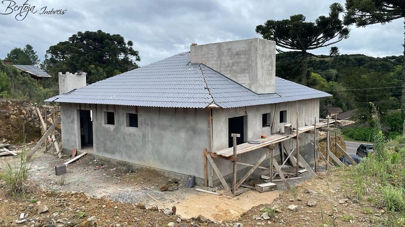 Casa em construção no Morada da Serra
