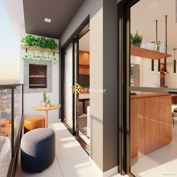 Apartamentos à Venda, com 02 quartos - Capão Raso em Curitiba/PR.: 3ª foto da galeria de imagens do imóvel