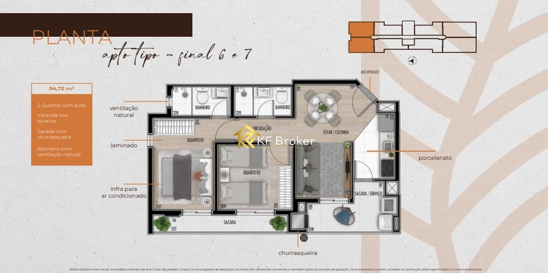 Apartamentos à Venda, com 2 ou 3 quartos - Bairro Alto em Curitiba/PR: 34ª foto da galeria de imagens do imóvel