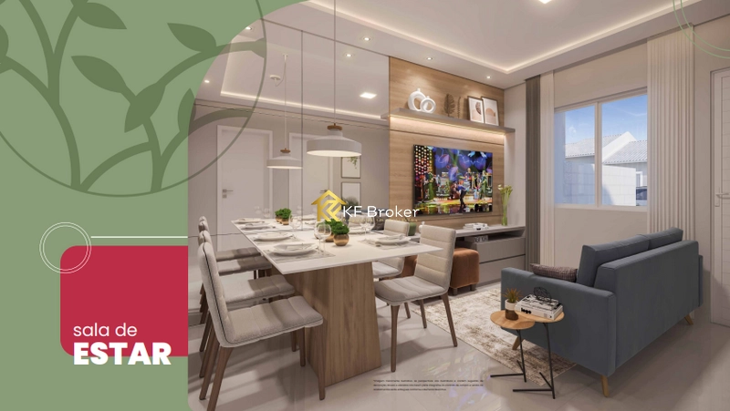 Casas à Venda Residencial Treviso - Fazenda Rio Grande/PR: 3ª foto da galeria de imagens do imóvel