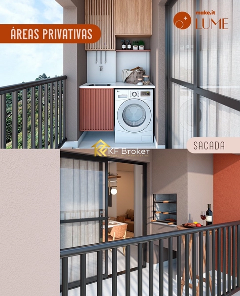 Apartamento à Venda, com 02 quartos - Atuba em Pinhais/PR: 11ª foto da galeria de imagens do imóvel