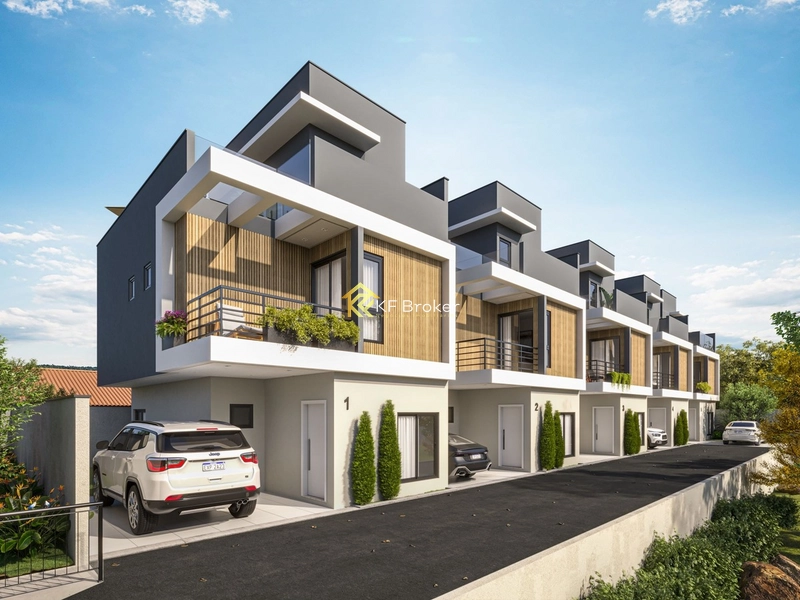 Sobrados Triplex à Venda, com 01 suíte - Bacacheri em Curitiba/PR