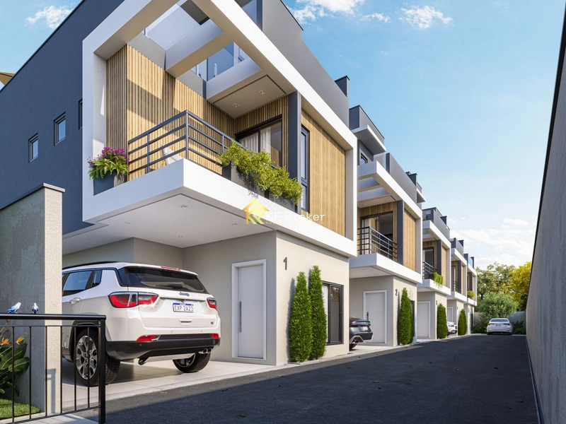 Sobrados Triplex à Venda, com 01 suíte - Bacacheri em Curitiba/PR: 5ª foto da galeria de imagens do imóvel