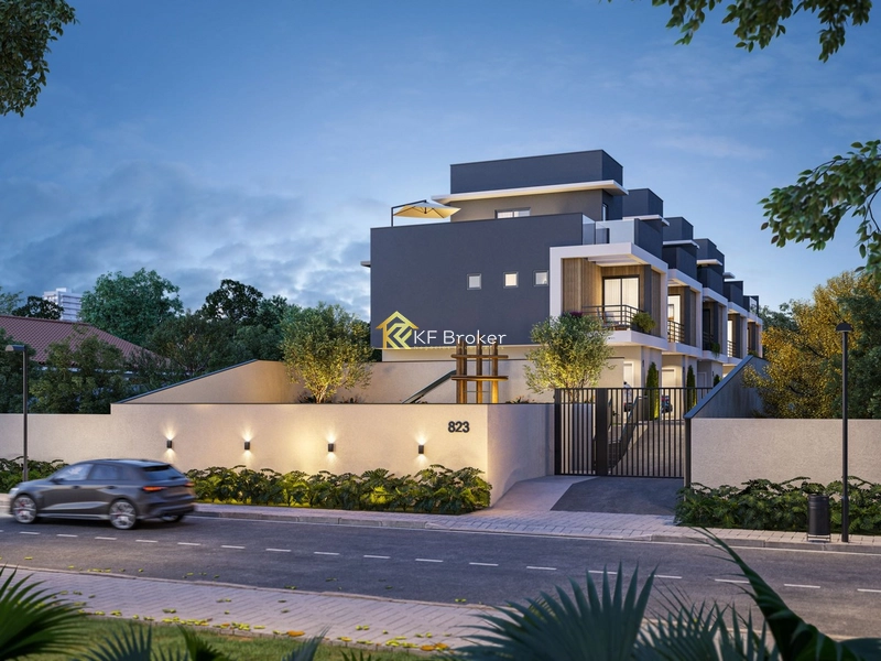 Sobrados Triplex à Venda, com 01 suíte - Bacacheri em Curitiba/PR: 2ª foto da galeria de imagens do imóvel