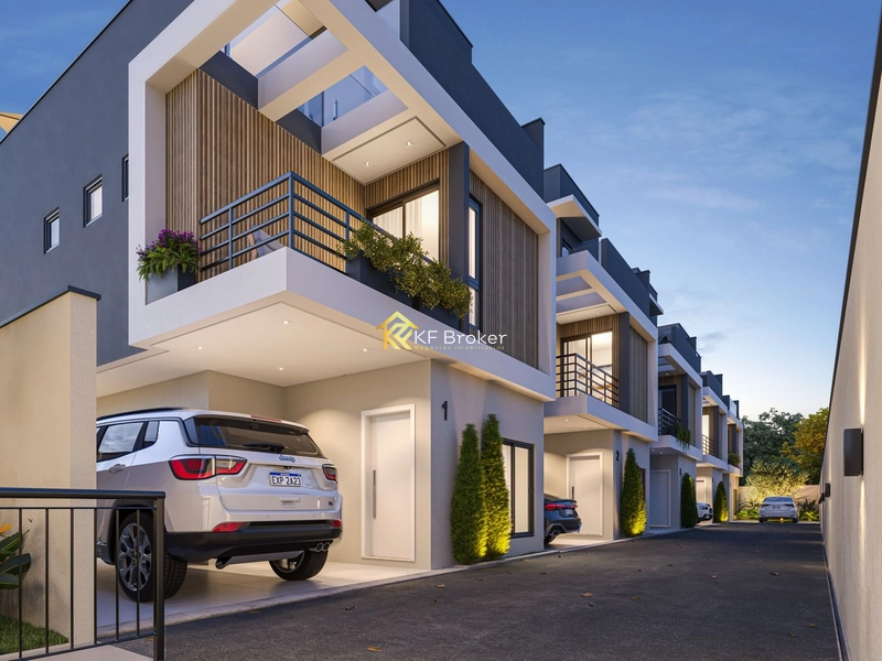 Sobrados Triplex à Venda, com 01 suíte - Bacacheri em Curitiba/PR: 4ª foto da galeria de imagens do imóvel