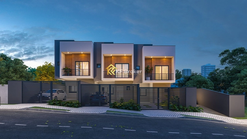 Sobrados à Venda, com 01 suíte master - Uberaba em Curitiba/PR: 2ª foto da galeria de imagens do imóvel