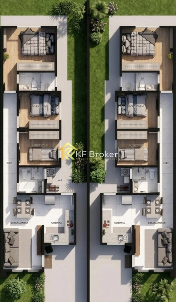 Casas de Alto Padrão à Venda - Monza em Colombo/PR: 9ª foto da galeria de imagens do imóvel