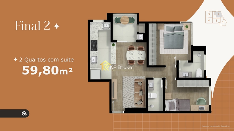 Apartamentos à Venda - Tingui em Curitiba/PR: 28ª foto da galeria de imagens do imóvel