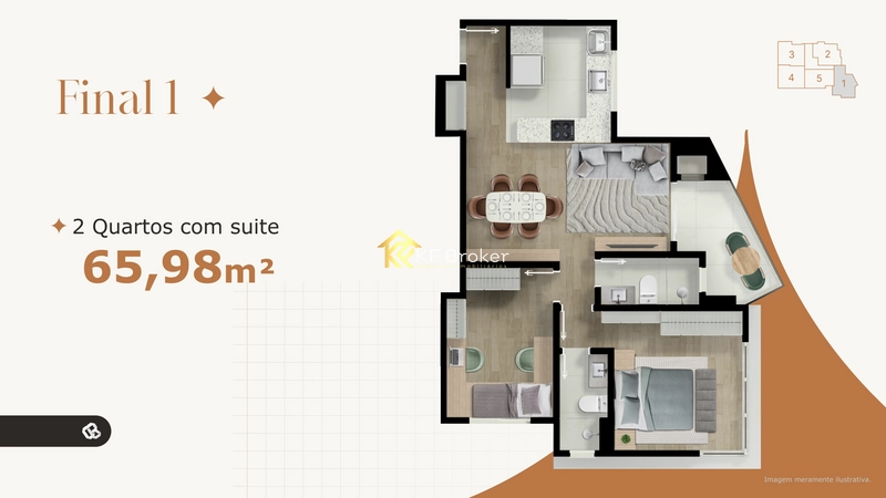 Apartamentos à Venda - Tingui em Curitiba/PR: 27ª foto da galeria de imagens do imóvel