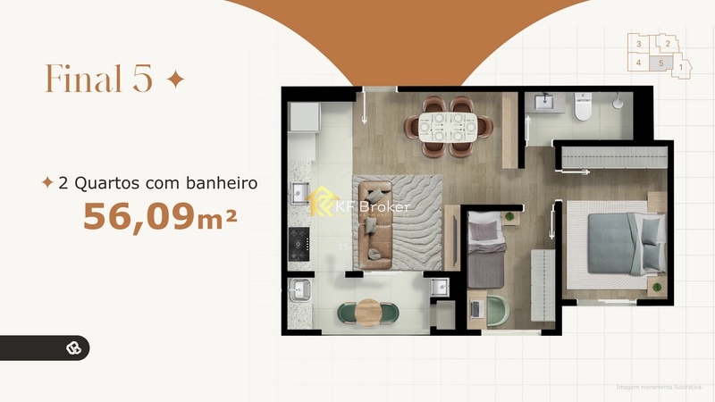 Apartamentos à Venda - Tingui em Curitiba/PR: 31ª foto da galeria de imagens do imóvel