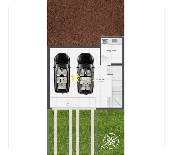 Casa de Alto Padrão em Condomínio - Santa Cândida em Curitiba/PR: 3ª foto da galeria de imagens do imóvel