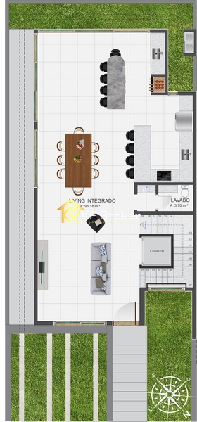 Casa de Alto Padrão em Condomínio - Xaxim em Curitiba/PR: 3ª foto da galeria de imagens do imóvel