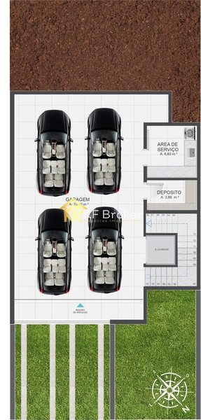 Casa de Alto Padrão em Condomínio - Xaxim em Curitiba/PR: 5ª foto da galeria de imagens do imóvel