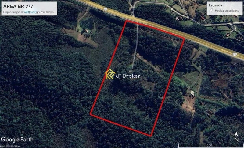 Terreno à Venda, BR-277 Sentido Litoral - São José dos Pinhais/PR: 1ª foto da galeria de imagens do imóvel