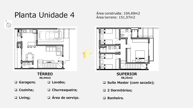 Sobrado à Venda, com 3 quartos – Atuba, Curitiba/PR: 36ª foto da galeria de imagens do imóvel