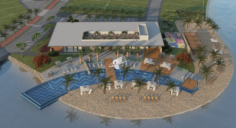 Lote/Terreno Beira Lago à venda no condomínio Allure Beach Condo: 1ª foto da galeria de imagens do imóvel