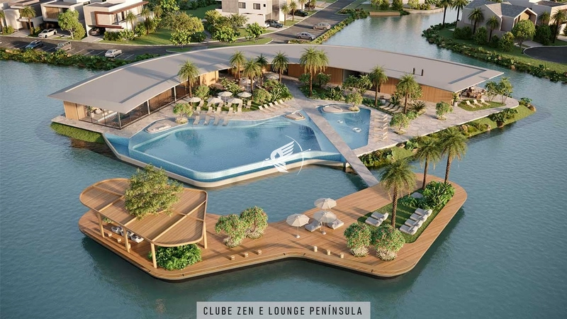 Lote/Terreno beira lago à venda no condomínio Zen Concept Resort: 13ª foto da galeria de imagens do imóvel