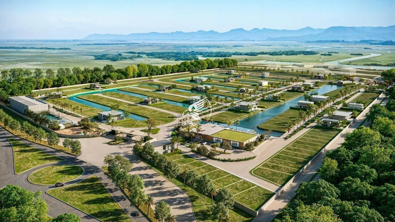 Lote/Terreno beira lago à venda no condomínio Aura Garden Place: 1ª foto da galeria de imagens do imóvel