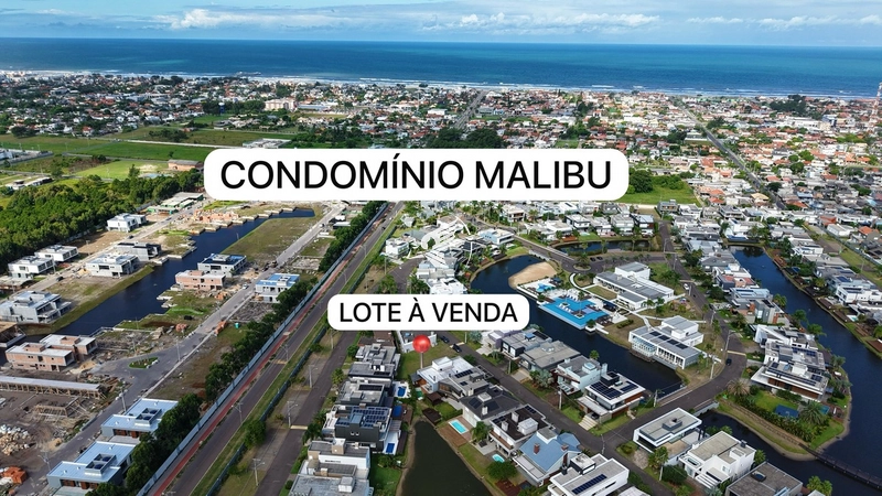 Lote/Terreno à venda no condomínio Malibu Beach Residence: 1ª foto da galeria de imagens do imóvel