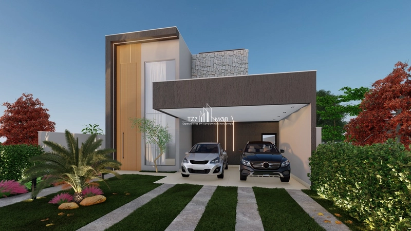 Sobrado com 4 suítes plenas, sendo uma master com closet e banheira