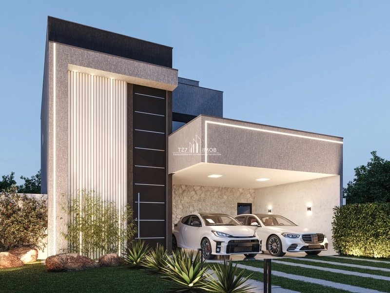 Sobrado com 3 suítes plenas, sendo uma master com closet e banheira