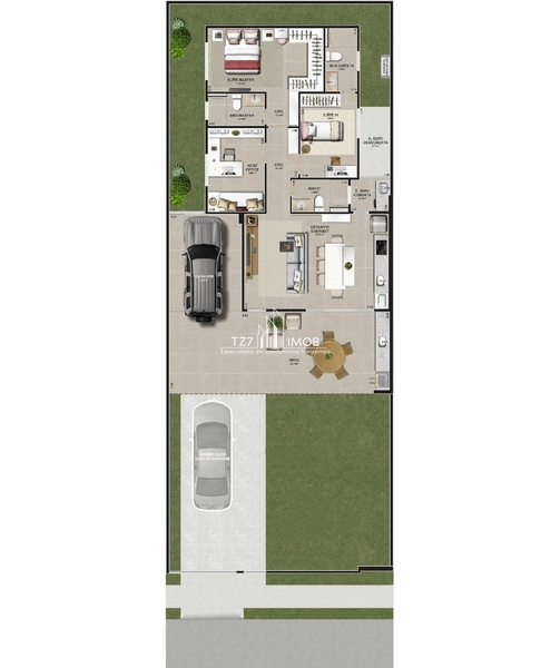 Casa Jardins Grécia, Térrea 3 quartos sendo 2 Suíte Com 110 m²: 8ª foto da galeria de imagens do imóvel
