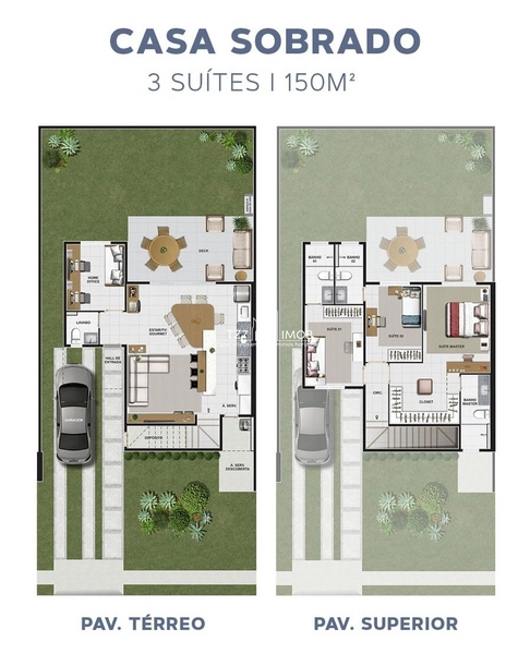 Ágio Jardins Berlim, Sobrado de esquina com 4 quartos sendo 3 suítes.: 21ª foto da galeria de imagens do imóvel
