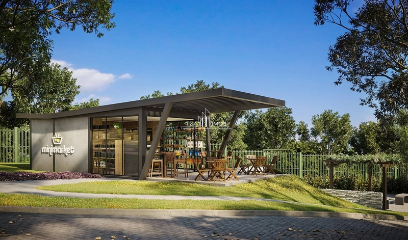 Jardins Zurique - Lote com 493,38 m², parte alta do condomínio.: 2ª foto da galeria de imagens do imóvel