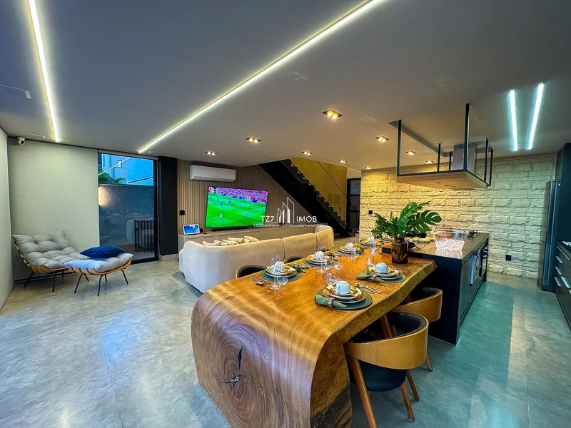 Sobrado mobiliado com 4 suítes plenas, incluindo uma master com closet: 8ª foto da galeria de imagens do imóvel