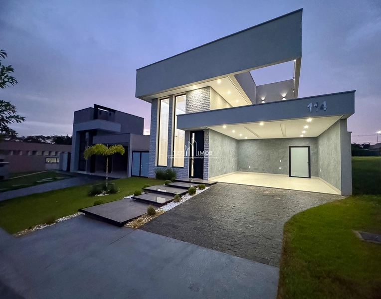 Linda Casa térrea no Condomínio Terras Alpha 1, Senador Canedo-GO: 3ª foto da galeria de imagens do imóvel