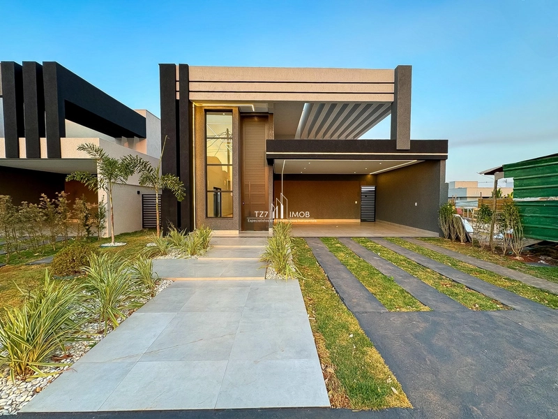 Casa térrea no Condomínio Terras Alpha I, Residência moderna: 1ª foto da galeria de imagens do imóvel