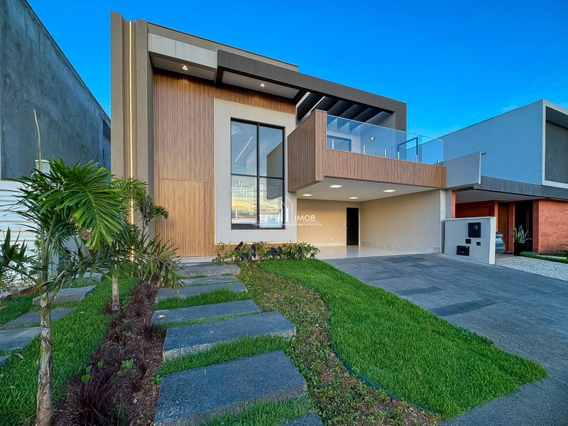Sobrado com Fachada moderna, sendo 3 suítes plenas + home office: 2ª foto da galeria de imagens do imóvel