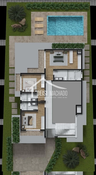 Sobrado em construção a venda no condomínio de luxo Costa Serena: 2ª foto da galeria de imagens do imóvel