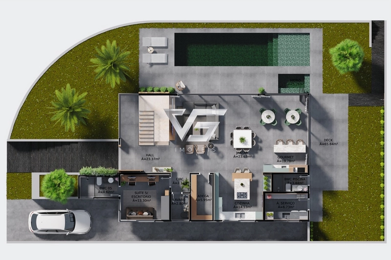 CASA A VENDA - AV DOS BÚZIOS - JURERÊ INTERNACIONAL - 200m DA PRAIA: 49ª foto da galeria de imagens do imóvel