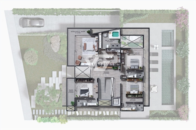 CASA A VENDA NA PLANTA NO CONDOMÍNIO VIVÁ RESIDENCE CACUPÉ FRENTE MAR: 44ª foto da galeria de imagens do imóvel