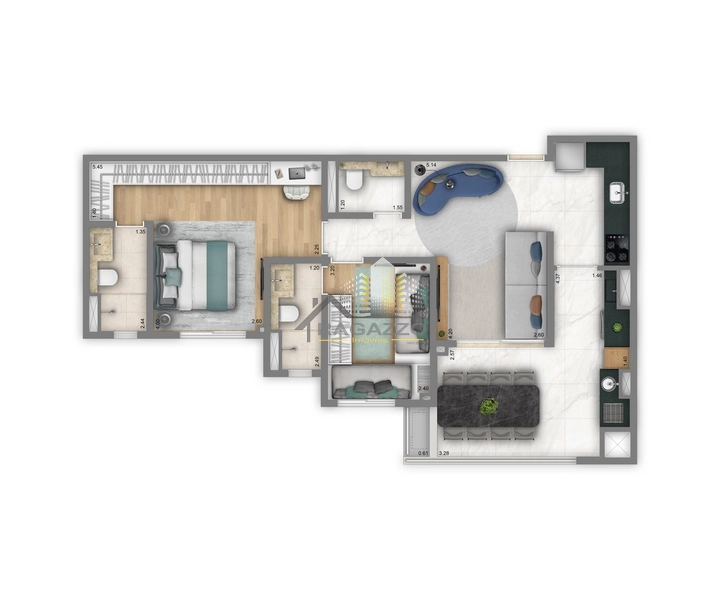 Apartamentos a venda com 2 suítes no Bairro Jardim em Santo André: 20ª foto da galeria de imagens do imóvel