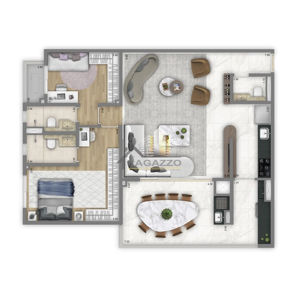 Apartamentos a venda com 3 dormitórios no Bairro Jardim em Santo André: 31ª foto da galeria de imagens do imóvel