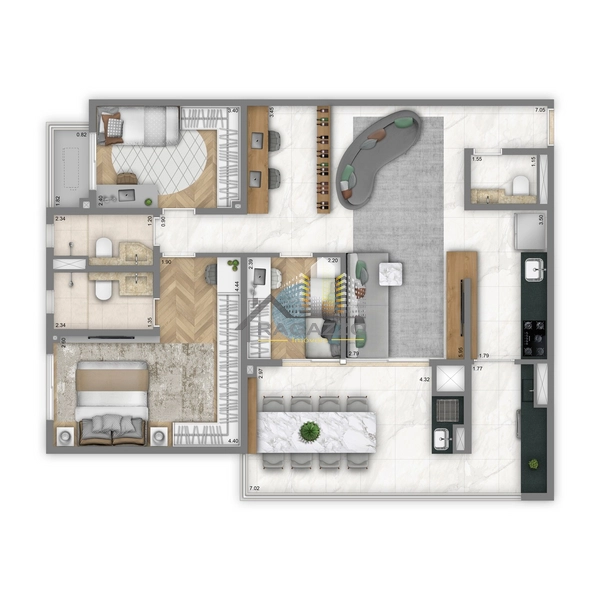 Apartamentos a venda com 3 dormitórios no Bairro Jardim em Santo André: 30ª foto da galeria de imagens do imóvel